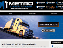 Tablet Screenshot of metrofreightliner.org